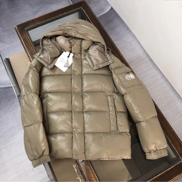 Moncler Olive Puffer Jacket - Picture 1 of 5